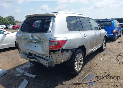 2008 Toyota Highlander Hybrid Limited z USA, uszkodzony, nr VIN JTEEW44A882002282